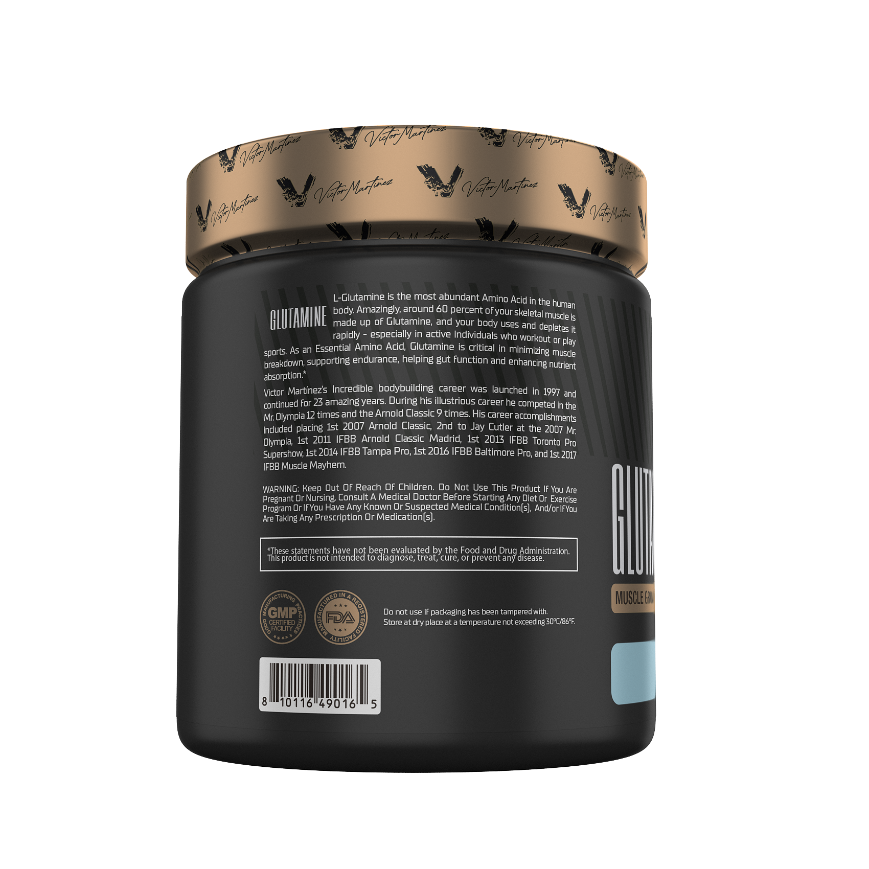 GLUTAMINE LEMON LIME 5000MG – Victor Martinez Signature Series