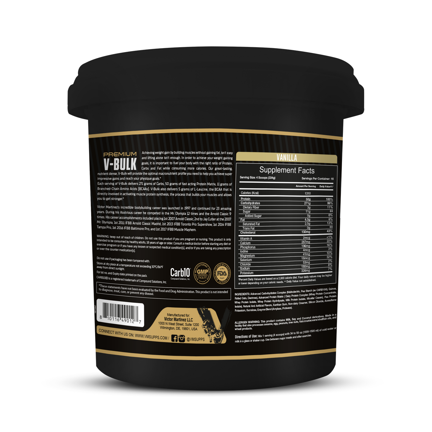 
                  
                    PREMIUM V-BULK HIGH PROTEIN LEAN GAINER
                  
                