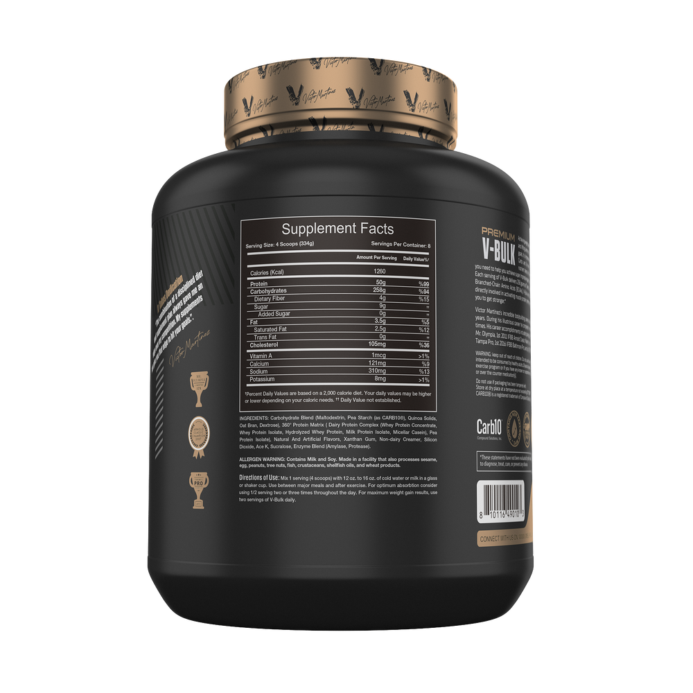 
                  
                    PREMIUM V-BULK HIGH PROTEIN LEAN GAINER
                  
                