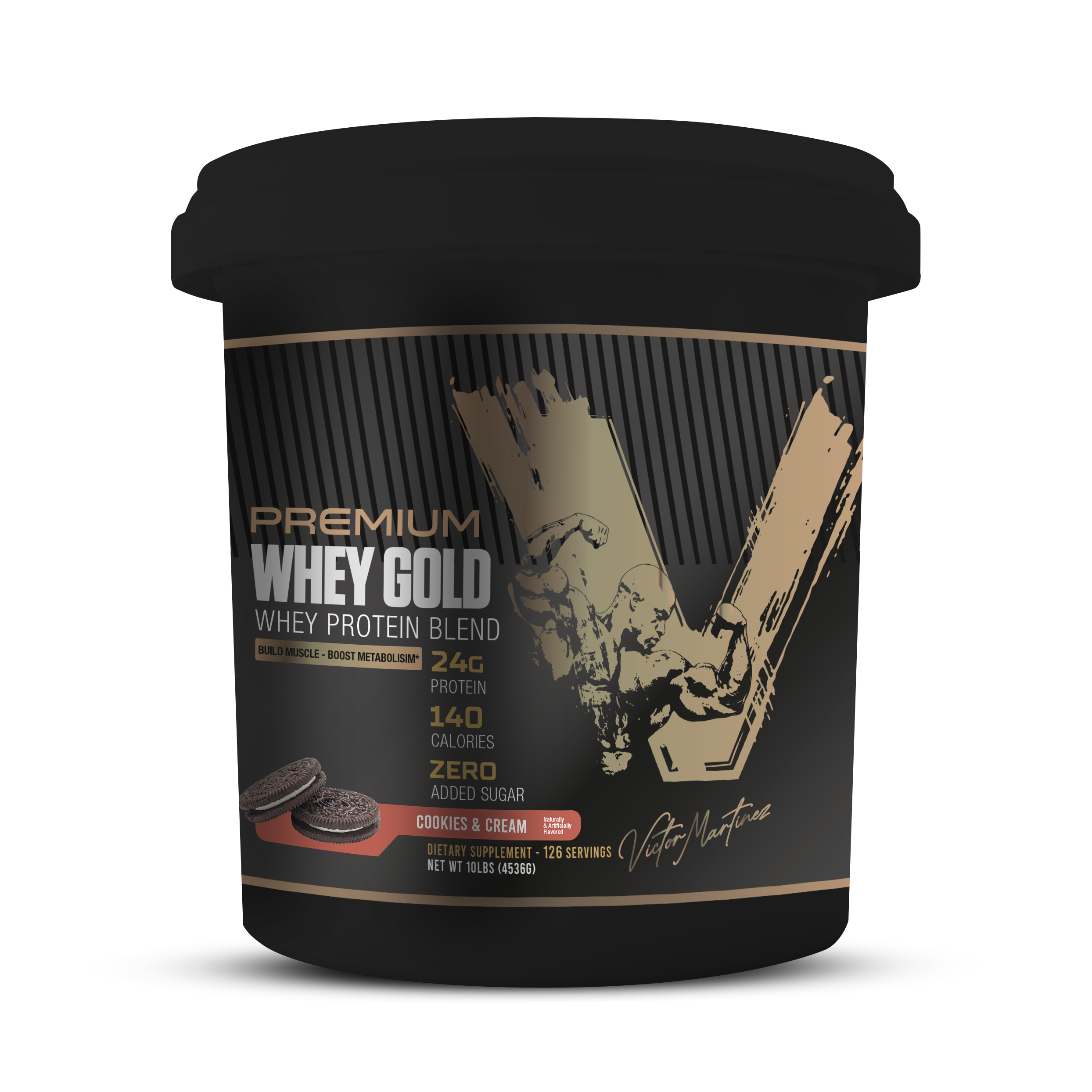 PREMIUM WHEY GOLD PROTEIN BLEND 4.4lb – Victor Martinez Signature