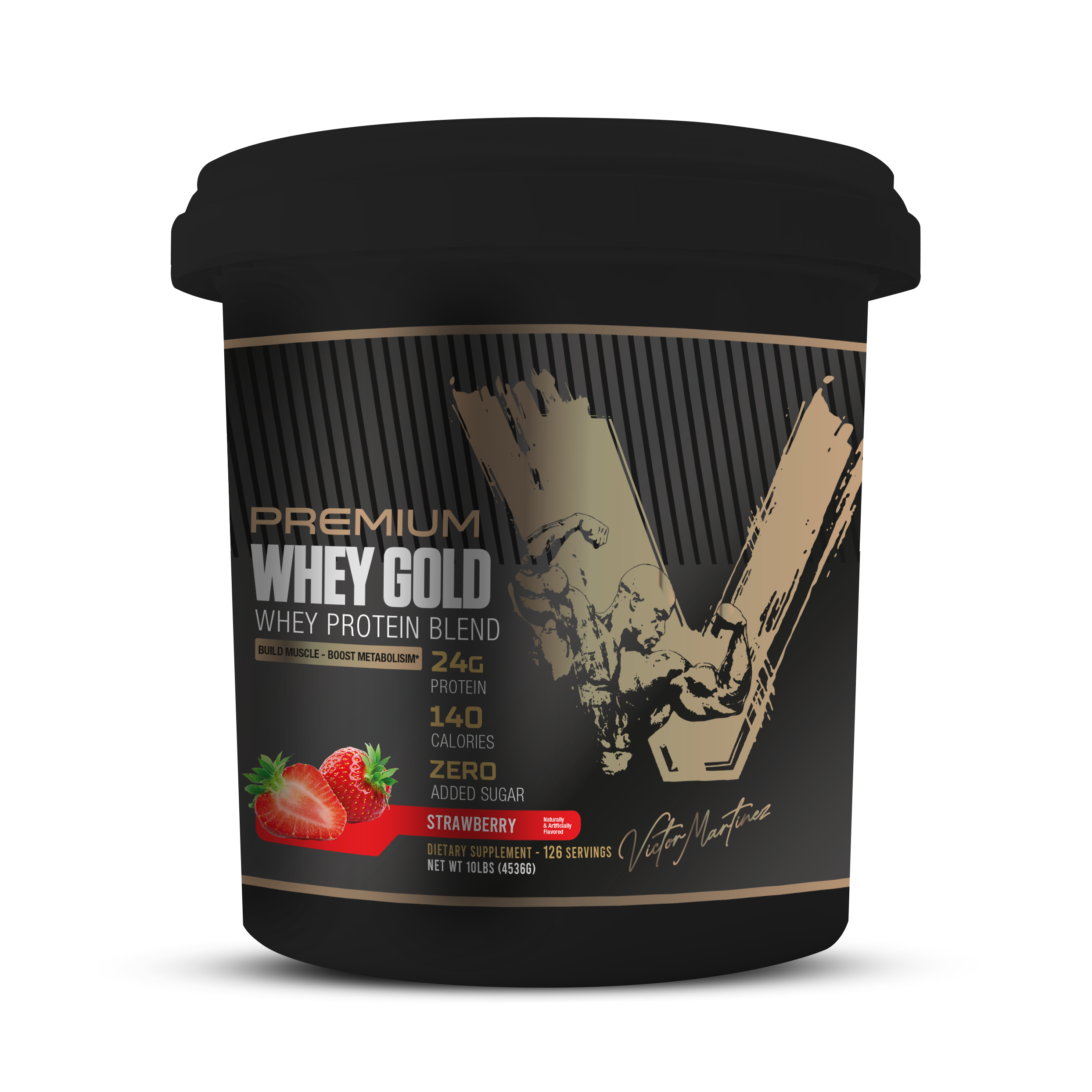 PREMIUM WHEY GOLD PROTEIN BLEND 4.4lb – Victor Martinez Signature